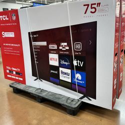 75” TCL Smart 4k Led Uhd Tv 
