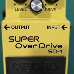 Boss Super Over Drive Guitar Effects Pedal SD-1