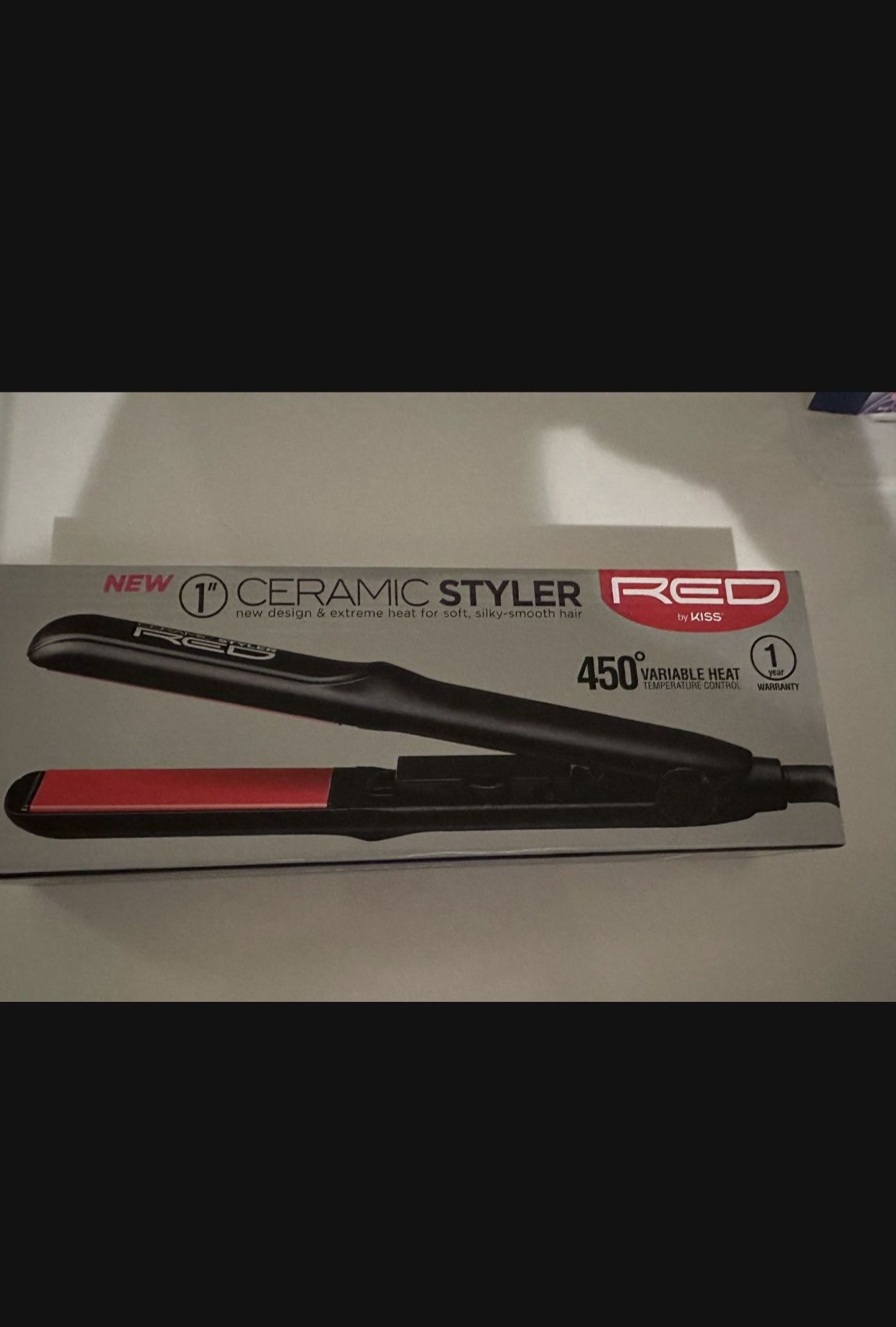  New Red By Kiss Flat Iron! 