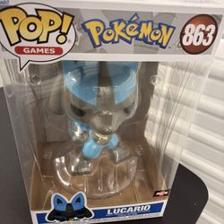 Funko Pop! Pokemon #863 Lucario 10-inch Jumbo Vinyl Figure Target Con Exclusive