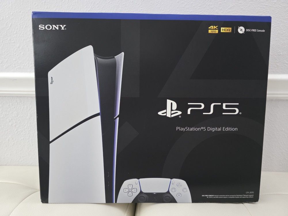 Playstation 5 Slim Digital Como Nueva En Su Caja