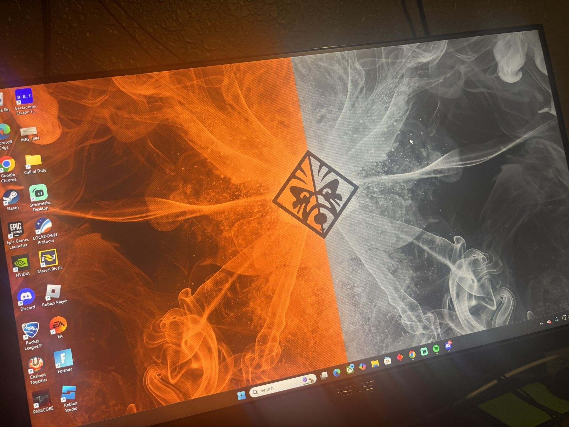 Gaming PC, Monitor, And Keyboard