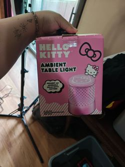 Hello kitty multi color table top light