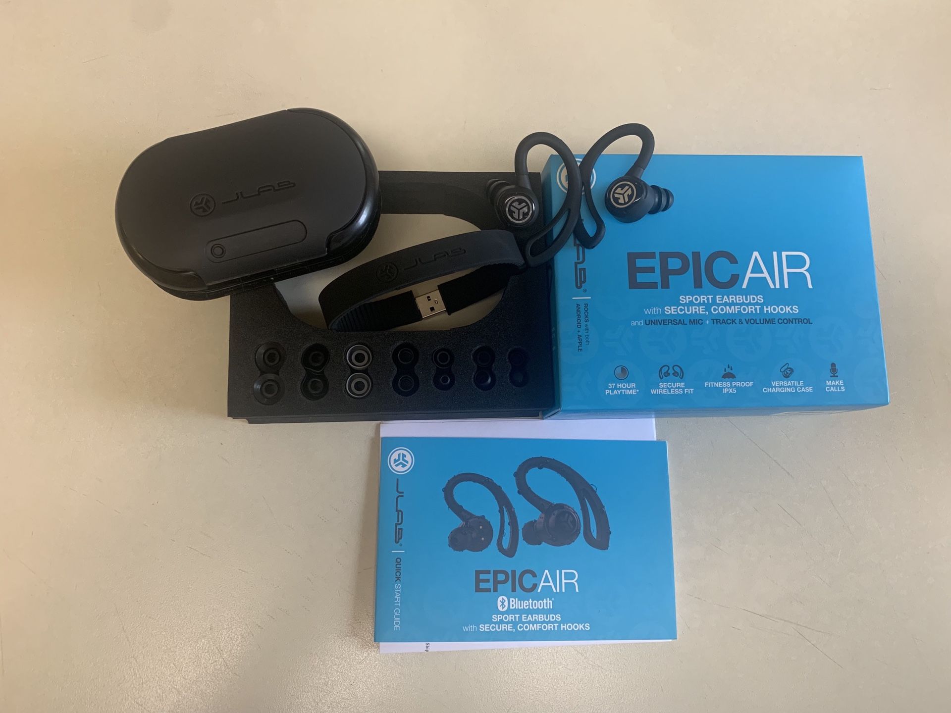 JLAB EPIC AIR FULLY WIRELESS EARBUDS