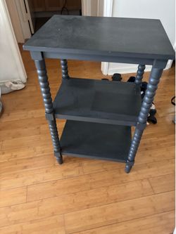 Gray shelf