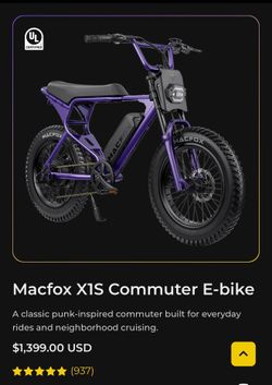 MacFox Bikes, Read Description
