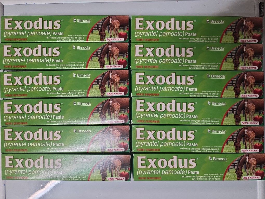 Exodus Pyrantel Pamoate Past 12pk