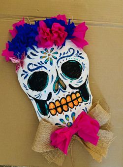Day of the Dead Paper Mache Wall Art Decorations