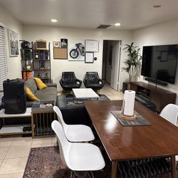 Estate Sale Couch Love Seat Swivel Chairs