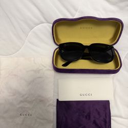 Gucci Oversized Square Sunglasses (Model GG0142SAN)