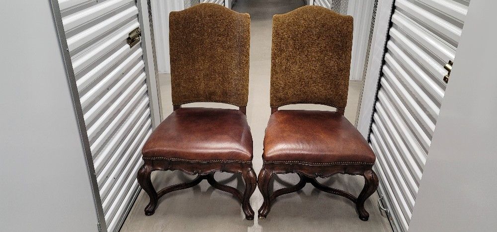 2 Accent Chairs. Real Wood. 