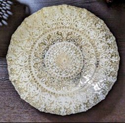15" Decorative Plate Or Large Fruit Bowl