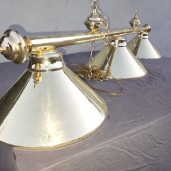 Brass 3 Shade Lamp