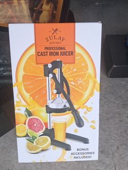 New Iron Juice Press With Attachments