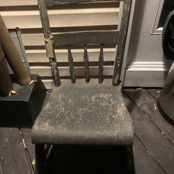 Antique Rocking Chair Real Wood & Made In America