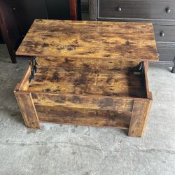 Coffee Table with extra compartment 