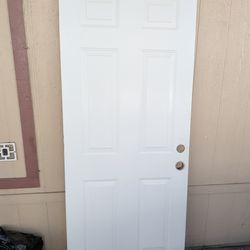 Aluminum exterior door. 32x80
