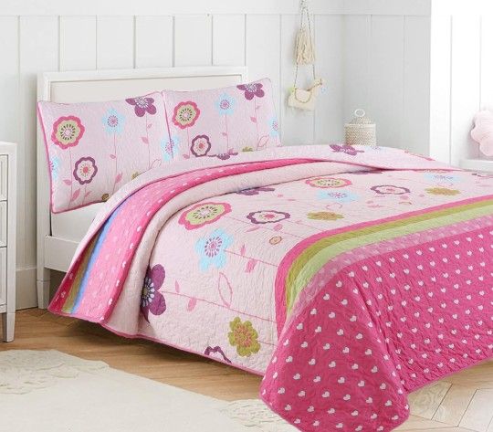 Queen Size Girl's Bedding Set
