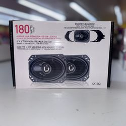 4” By 6” TWO WAY SPEAKER SYSTEM 