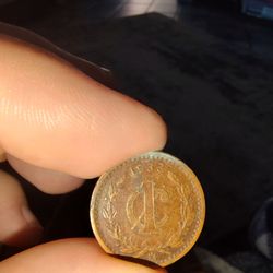 1933 Mexican 1 Centavo Coin