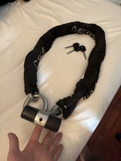 Motorcycle Lock Chain 5ft Long 15mm Thick Chains