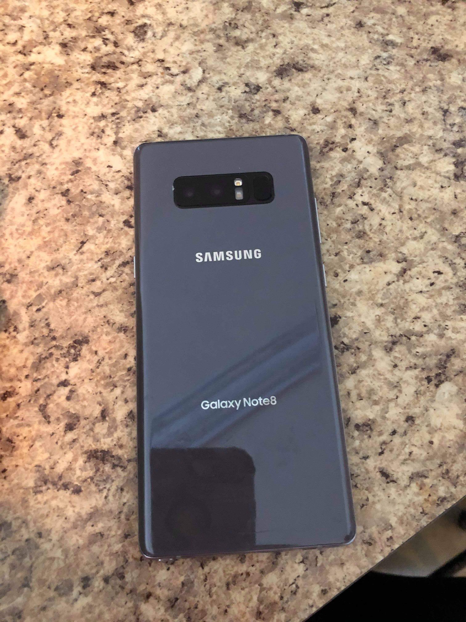 Samsung note 8 WITH cases and screen protectors