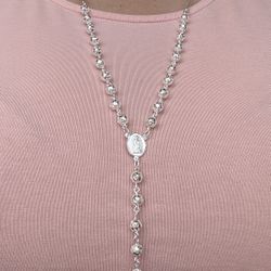 Plata 925 Rosario 📿 Largo 17 