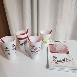 4 New Chick Fil A Cups 