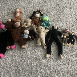 Stuffed Animal Monkeys 