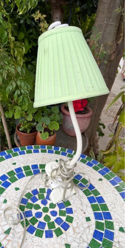 GOOSENECK CLIP-ON GREEN LED LAMP