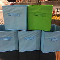 Collapsible Fabric Storage Cubes Organizer with Handles