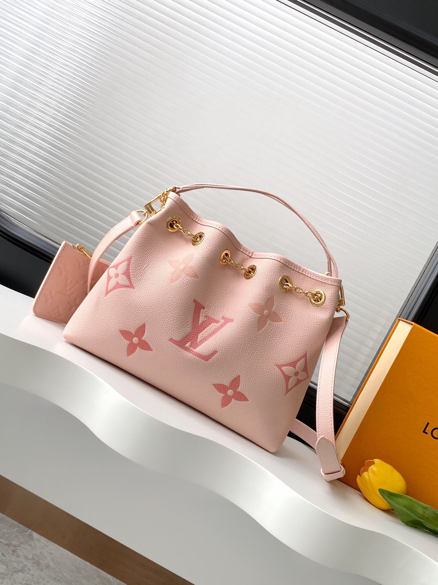 A classic women's shoulder bag