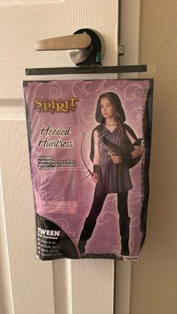 Hooded Huntress Costume-Girls Size Medium 10-12 