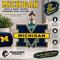 Michigan Wolverines Bath & Body Works Foaming Soap Holder