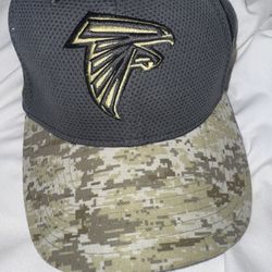 New Atlanta Falcons New Era Camo Brim - Salute to Service Hat, Fitted