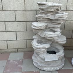 New Water Fountain Made Out Of Cement Perfect Gift 