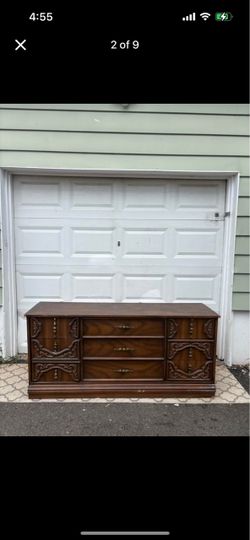 Vintage Walnut Dresser