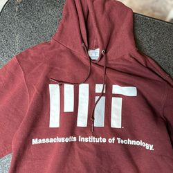 Vintage rare MIT Hoodie Uni Size Small Shipped From Boston!