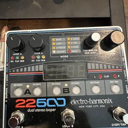 Electro-Harmonix 22500 Dual Stereo Looper Pedal. 