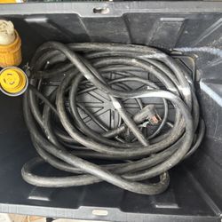 2- Heavy duty trailer power hook up cords