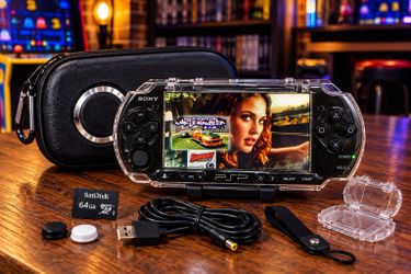 PSP 3000 with Tons of Games, Case, Charger, & Accessories