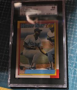1990 Topps Frank Thomas No Name On Front SGC 88
