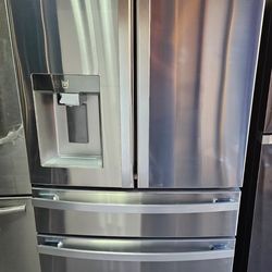 Refrigerator Four Door Stainless Steel