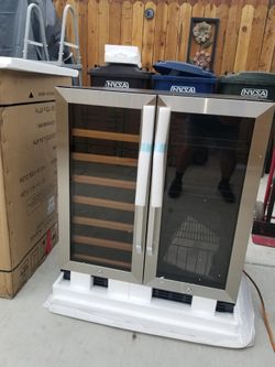 WINE AND BEVARAGE COOLER, DUAL ZONE 30 INCH