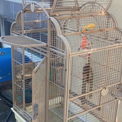 Large birdcage With Stand And Wheels