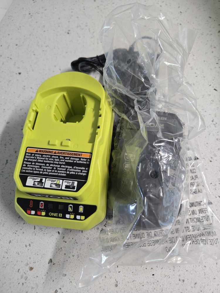 RYOBI ONE 1.5 Ah Battery with Charger.