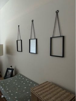 Set of 3 black Hobby Lobby frames