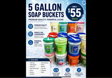 Soap Buckets 5 Gallons