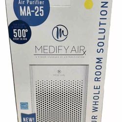 Medify Air Medical Grade HEPA Table Top Personal Air Purifier MA-25,NEW, WHITE B