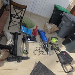 Leaf Mulcher, Tiller, Vacuums, Etc.